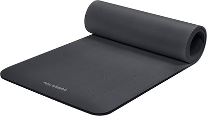 Transform Your Fitness Routine with the Retrospec Solana Extra Thick Non-Slip Yoga Mat - 72x24 Inches of Comfort and Stability for Pilates, Stretching & More - BPA Free with Easy Carrying Strap