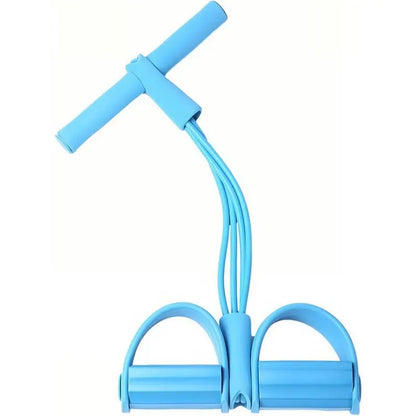 Transform Your Workout with the Foam Non-Slip Adjustable Pedal Resistance Band - Perfect for Core & Lower Body Strength Training at Home!