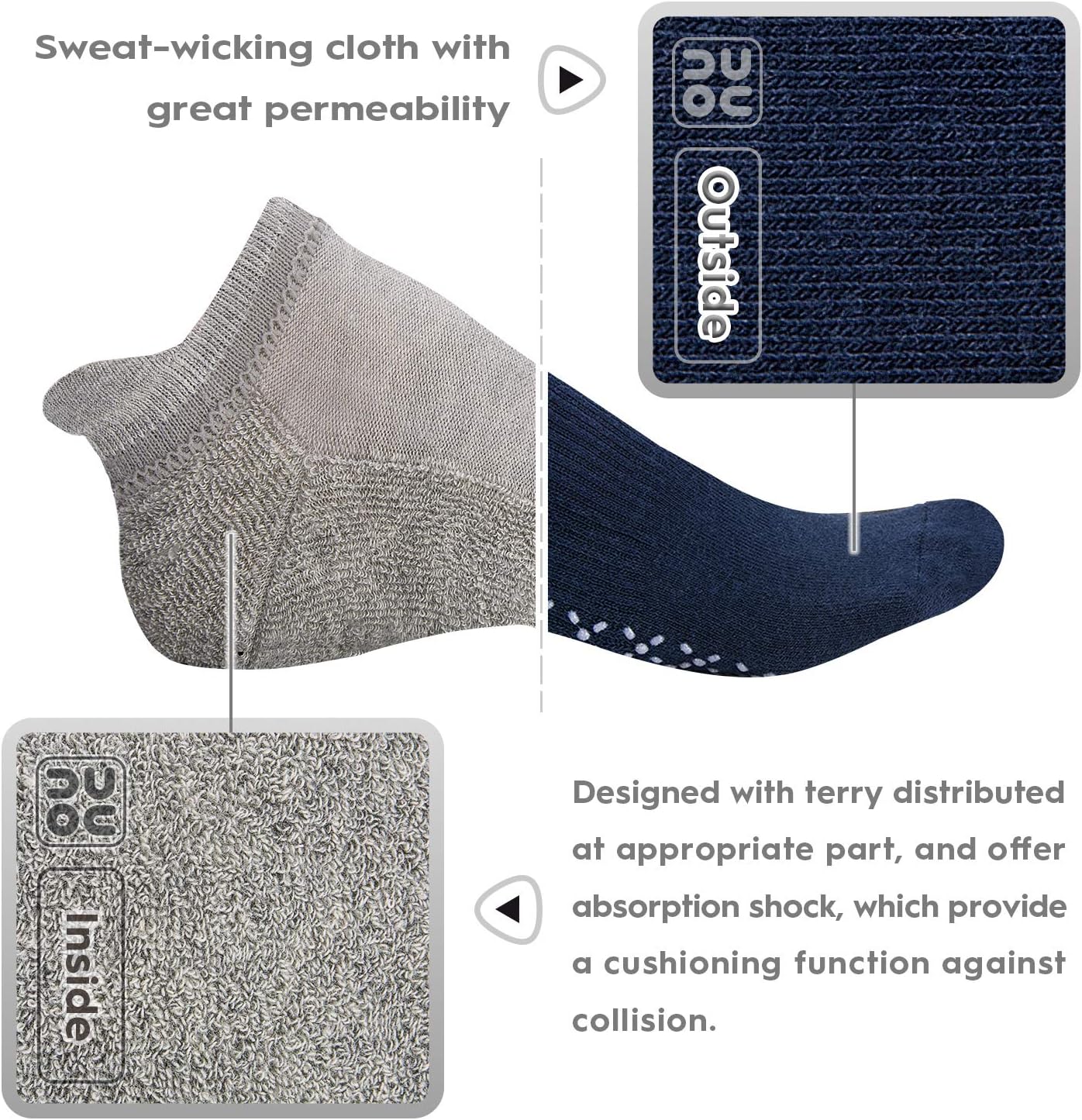 Ultimate Unisex Non-Slip Grip Socks for Yoga, Pilates, and Home Comfort
