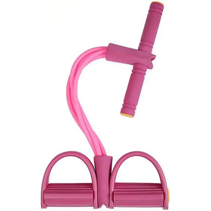 Transform Your Workout with the Foam Non-Slip Adjustable Pedal Resistance Band - Perfect for Core & Lower Body Strength Training at Home!