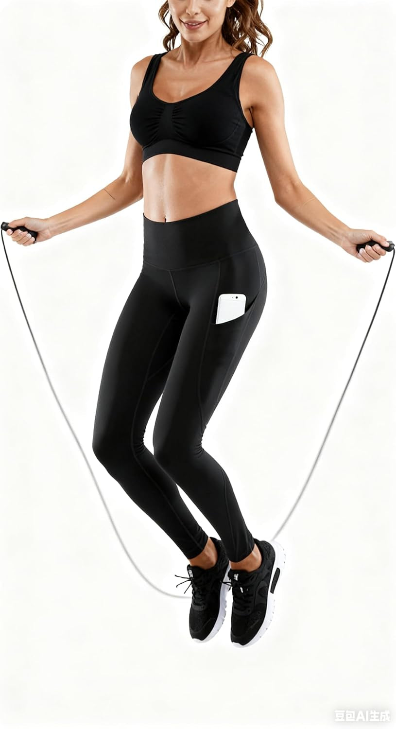 Ultimate Comfort High Waist Yoga Pants with Pockets - Soft Stretch Leggings for Women