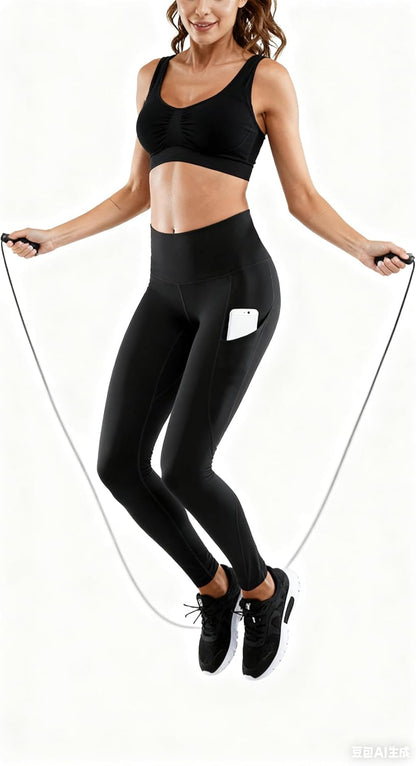 Ultimate Comfort High Waist Yoga Pants with Pockets - Soft Stretch Leggings for Women