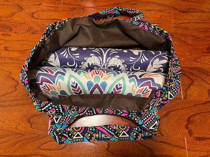 Premium Large Yoga Mat Tote Bag with Multi-Functional Storage Pockets - Lightweight & Durable Carrier for Your Yoga Essentials