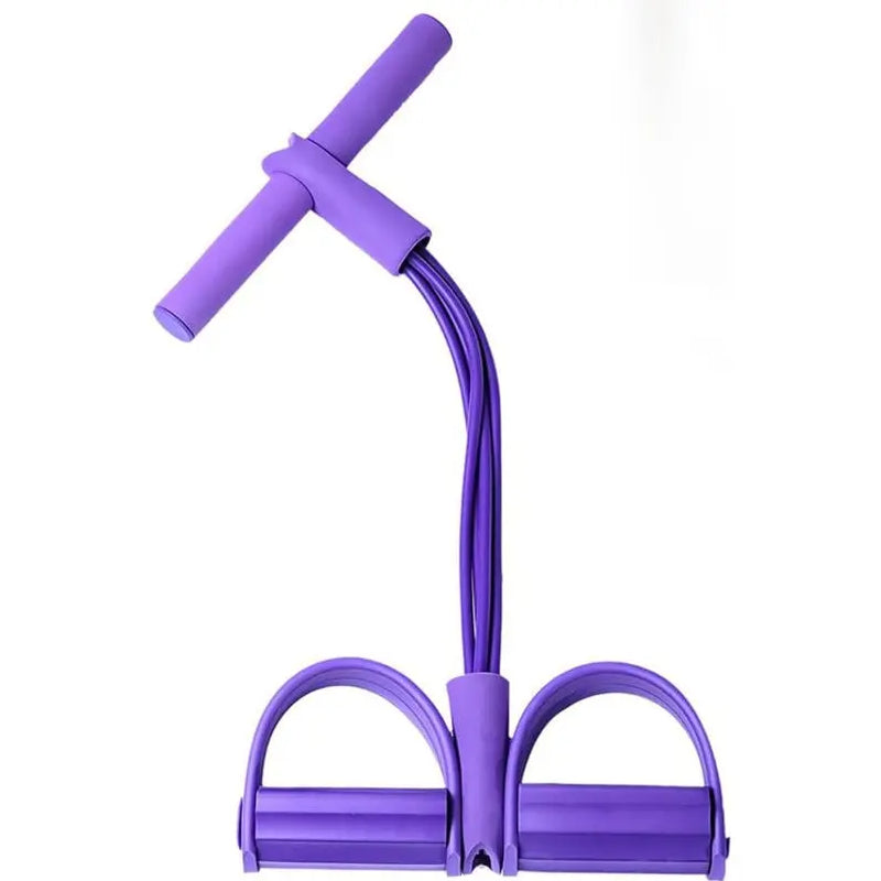Transform Your Workout with the Foam Non-Slip Adjustable Pedal Resistance Band - Perfect for Core & Lower Body Strength Training at Home!